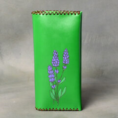 Portofel din piele naturala "LAVANDA"